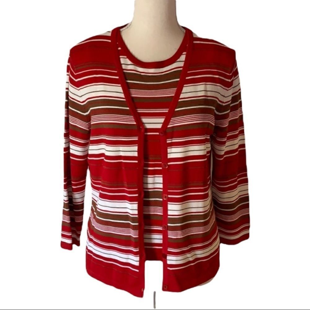 Grace Petite Knit Top Set Sz P/M